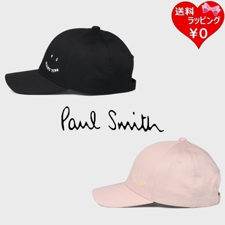 【送料無料】【ラッピング無料】ポールスミス Paul Smith 帽子 キャップ ウィメンズ Happy ベースボールキャップ 綿100%  の通販は
