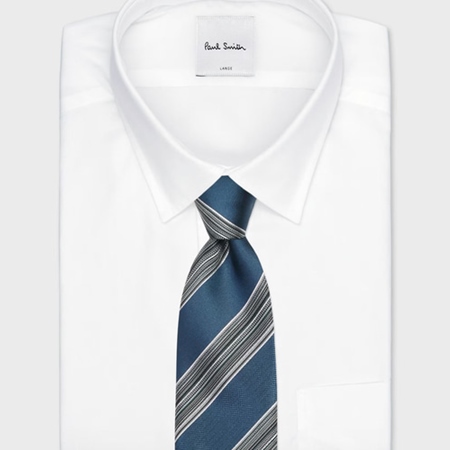 ポールスミス Paul Smith ネクタイ テクスチャード レジメンタルタイ