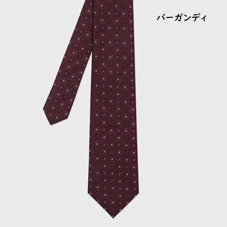 ポールスミス Paul Smith ネクタイ スクエアジャカード タイ 日本製 シルク100% ブランド 正規品 新品 ギフト プレゼント 人気 おすすめ 誕生日 記念日 クリスマス 送料無料 ラッピング無料