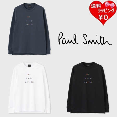 ポールスミス Paul Smith Tシャツ ロンT PS Stamp 長袖 ロングスリーブTシャツ 綿100％  ブランド 正規品 新品 ギフト プレゼント 人気 おすすめ 誕生日 記念日 クリスマス 送料無料 ラッピング無料