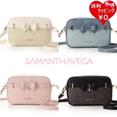 サマンサベガ Samantha Vega ショルダーバッグ フローラルアクセントリボンミニショルダーバッグ  ブランド 正規品 新品 ギフト プレゼント 人気 おすすめ 誕生日 記念日 クリスマス 送料無料 ラッピング無料