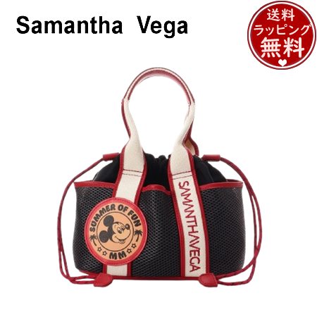サマンサベガ Samantha Vega ミッキーマウス＆フレンズロゴテープハンドバッグ ミッキーマウス  ブランド 正規品 新品 ギフト プレゼント 人気 おすすめ 誕生日 記念日 クリスマス 送料無料 ラッピング無料