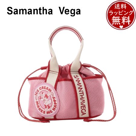 サマンサベガ Samantha Vega ミッキーマウス＆フレンズロゴテープハンドバッグ ミニーマウス  ブランド 正規品 新品 ギフト プレゼント 人気 おすすめ 誕生日 記念日 クリスマス 送料無料 ラッピング無料