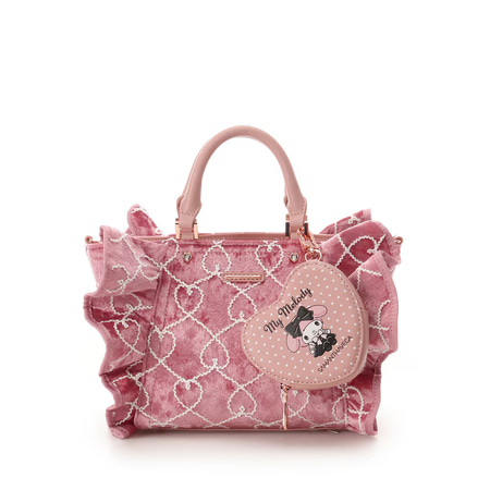 サマンサベガ Samantha Vega ハンドバッグ ショルダーバッグ フリルハンドバッグ クロミ マイメロディ 2way ブランド 正規品 新品 ギフト プレゼント 人気 おすすめ 誕生日 記念日 クリスマス 送料無料 ラッピング無料_6