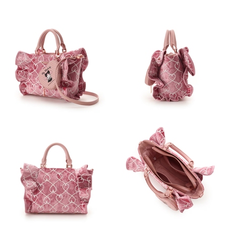 サマンサベガ Samantha Vega ハンドバッグ ショルダーバッグ フリルハンドバッグ クロミ マイメロディ 2way ブランド 正規品 新品 ギフト プレゼント 人気 おすすめ 誕生日 記念日 クリスマス 送料無料 ラッピング無料_7