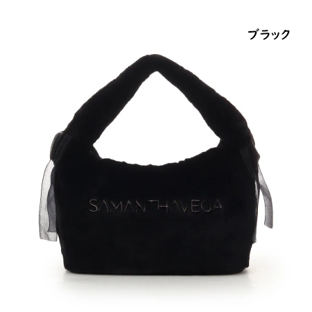 サマンサベガ Samantha Vega ショルダーバッグ シフォンリボンファー