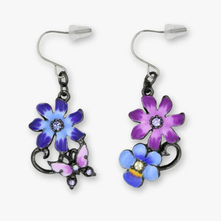 アナスイ ANNASUI ピアス フラワーモチーフ パープル レディース ブランド 正規品 新品 ギフト プレゼント 人気 おすすめ 誕生日 記念日 クリスマス 送料無料 ラッピング無料_1