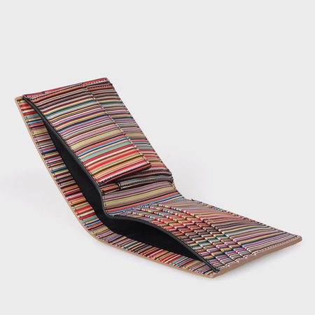 ポールスミス Paul Smith 財布 折財布 Signature Stripe Interior 2つ折り財布 ブランド 正規品 新品 ギフト プレゼント 人気 おすすめ 誕生日 記念日 クリスマス 送料無料 ラッピング無料