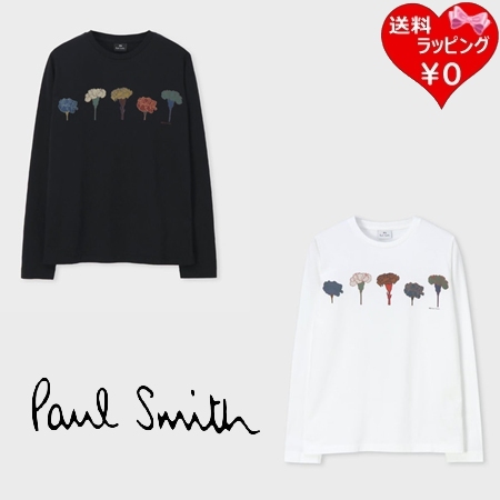 ポールスミス Paul Smith 長袖 Tシャツ ロンT ウィメンズ ペインティングフラワー プリント 綿100% ブランド 正規品 新品 ギフト プレゼント 人気 おすすめ 誕生日 記念日 クリスマス 送料無料 ラッピング無料