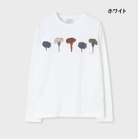 ポールスミス Paul Smith 長袖 Tシャツ ロンT ウィメンズ ペインティングフラワー プリント 綿100% ブランド 正規品 新品 ギフト プレゼント 人気 おすすめ 誕生日 記念日 クリスマス 送料無料 ラッピング無料_1