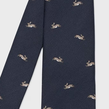 ポールスミス Paul Smith ネクタイ Jumping Rabbit タイ 日本製 シルク100% ブランド 正規品 新品 ギフト プレゼント 人気 おすすめ 誕生日 記念日 クリスマス 送料無料 ラッピング無料_2