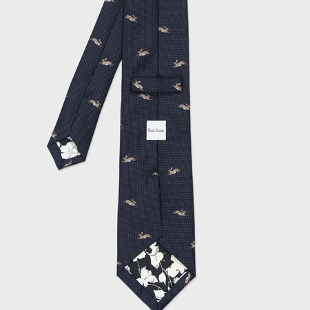 ポールスミス Paul Smith ネクタイ Jumping Rabbit タイ 日本製 シルク100% ブランド 正規品 新品 ギフト プレゼント 人気 おすすめ 誕生日 記念日 クリスマス 送料無料 ラッピング無料_3