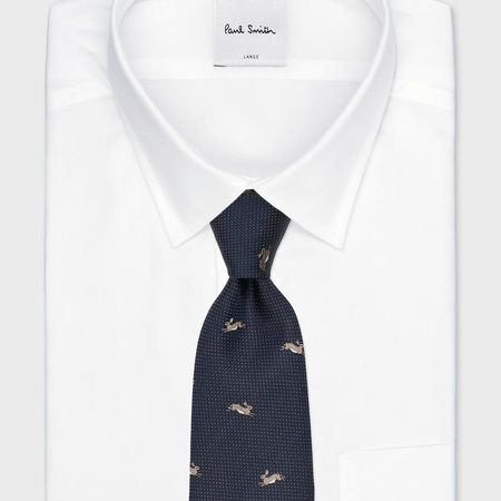 ポールスミス Paul Smith ネクタイ Jumping Rabbit タイ 日本製 シルク100% ブランド 正規品 新品 ギフト プレゼント 人気 おすすめ 誕生日 記念日 クリスマス 送料無料 ラッピング無料_4