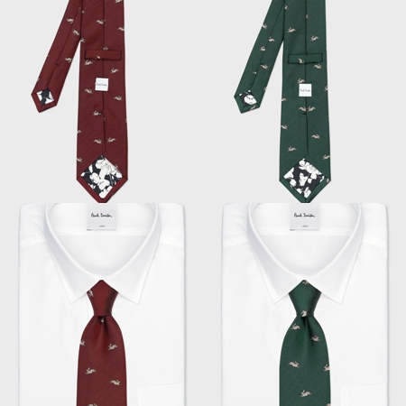ポールスミス Paul Smith ネクタイ Jumping Rabbit タイ 日本製 シルク100% ブランド 正規品 新品 ギフト プレゼント 人気 おすすめ 誕生日 記念日 クリスマス 送料無料 ラッピング無料_7