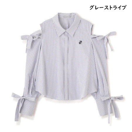ジル バイ ジルスチュアート JILL by JILLSTUART シャツ ショルダーリボンシャツ レディース ブランド 正規品 新品 ギフト プレゼント 人気 おすすめ 誕生日 記念日 クリスマス 送料無料 ラッピング無料_1