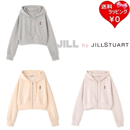 ジル バイ ジルスチュアート JILL by JILLSTUART パーカー BEARシリーズ ワンポイント刺繍パーカー レディース ブランド 正規品 新品 ギフト プレゼント 人気 おすすめ 誕生日 記念日 クリスマス 送料無料 ラッピング無料