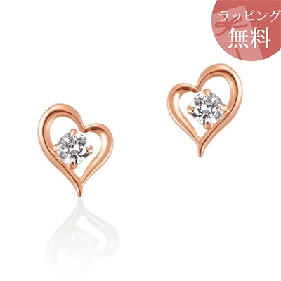 4℃ ヨンドシー K10 ピンクゴールド クリスタルアクセサリー