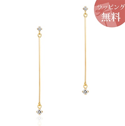 スワロフスキー Swarovski ブルー Matrix フープピアス ロジウム