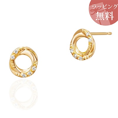 ヨンドシー ピアス K18イエローゴールド 4℃ ブランド 正規品 新品 ギフト プレゼント 人気 おすすめ 誕生日 記念日 クリスマス 送料無料 ラッピング無料