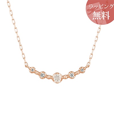 ヨンドシー ネックレス K10ピンクゴールド 6月誕生石 ムーンストーン ダイヤモンド 4℃ ブランド 正規品 新品 ギフト プレゼント 人気 おすすめ 誕生日 記念日 クリスマス 送料無料 ラッピング無料