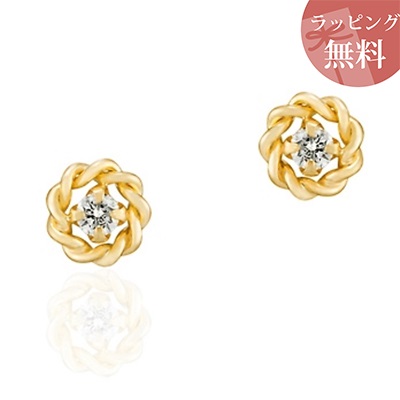 ヨンドシー ピアス K10イエローゴールド 4℃ ブランド 正規品 新品 ギフト プレゼント 人気 おすすめ 誕生日 記念日 クリスマス 送料無料 ラッピング無料