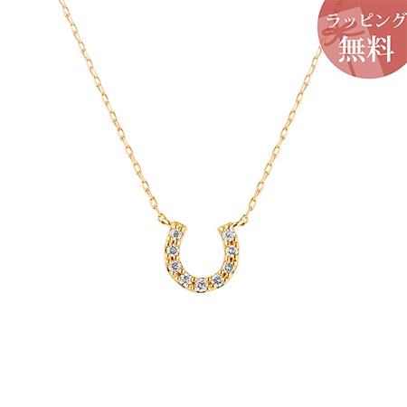 ヨンドシー ネックレス 馬蹄モチーフ K10イエローゴールド 4℃ ヨンドシー ネックレス 馬蹄モチーフ K10イエローゴールド 4℃