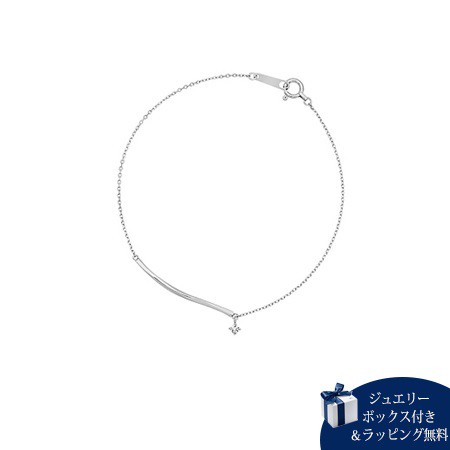 ヨンドシー ブレスレット レディース ひねりライン K10ホワイトゴールド 4℃の通販は