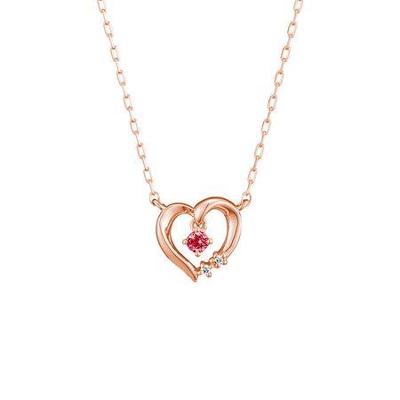 ヨンドシー ネックレス 7月誕生石 K10 ピンクゴールド 4℃ ブランド 正規品 新品 ギフト プレゼント 人気 おすすめ 誕生日 記念日 クリスマス 送料無料 ラッピング無料
