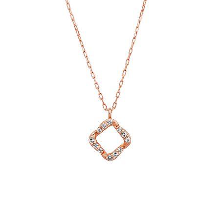 ヨンドシー ネックレス K10 ピンクゴールド 4℃ ブランド 正規品 新品 ギフト プレゼント 人気 おすすめ 誕生日 記念日 クリスマス 送料無料 ラッピング無料