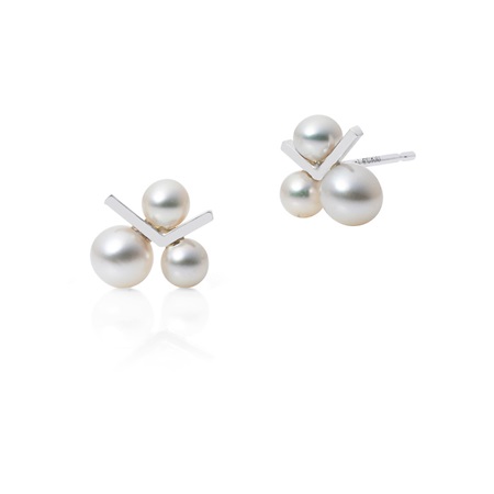 ヨンドシー ピアス　K10　ホワイトゴールド 4℃の通販は