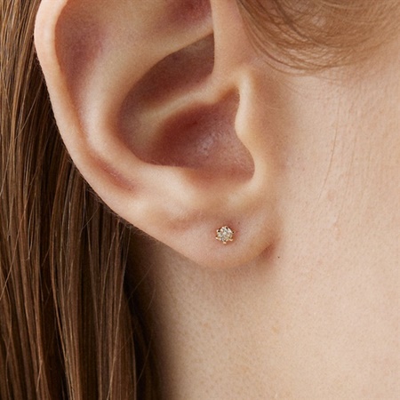 カナルヨンドシー Canal 4℃ ピアス K18イエローゴールド ピアス