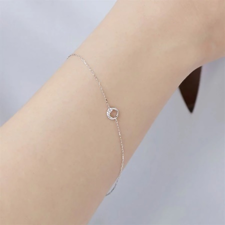 カナルヨンドシー Canal 4℃ ブレスレット K10 ホワイトゴールド カナルヨンドシー Canal 4℃ ブレスレット K10 ホワイトゴールド