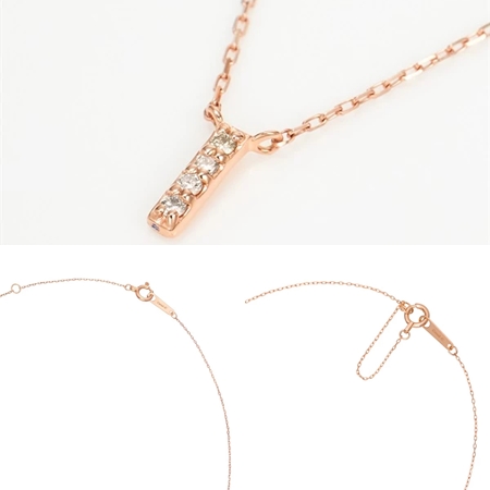 カナルヨンドシー Canal 4℃ ネックレス K10 ピンクゴールドネックレス ダイヤモンド ブランド 正規品 新品 ギフト プレゼント 人気 おすすめ 誕生日 記念日 クリスマス 送料無料 ラッピング無料_1