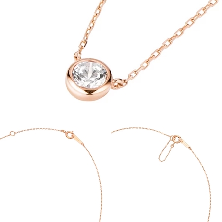 カナルヨンドシー Canal 4℃ ネックレス Clear Drop シルバーネックレス キュービックジルコニア ブランド 正規品 新品 ギフト プレゼント 人気 おすすめ 誕生日 記念日 クリスマス 送料無料 ラッピング無料_1