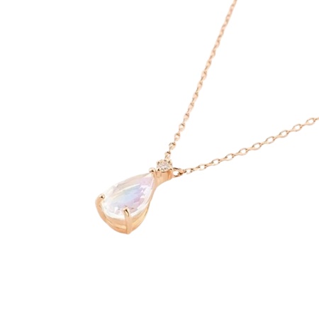 カナルヨンドシー Canal 4℃ カナル4℃ K18ピンクゴールド ネックレス フェルスパー ダイヤモンド ブランド 正規品 新品 ギフト プレゼント 人気 おすすめ 誕生日 記念日 クリスマス 送料無料 ラッピング無料_1
