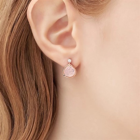 カナルヨンドシー Canal 4℃ カナル4℃ シルバー ピアス ローズクォーツ ブランド 正規品 新品 ギフト プレゼント 人気 おすすめ 誕生日 記念日 クリスマス 送料無料 ラッピング無料_4