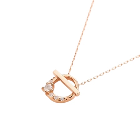 カナルヨンドシー Canal 4℃ カナル4℃ K10ピンクゴールド ネックレス ホワイトトパーズ ブランド 正規品 新品 ギフト プレゼント 人気 おすすめ 誕生日 記念日 クリスマス 送料無料 ラッピング無料_1
