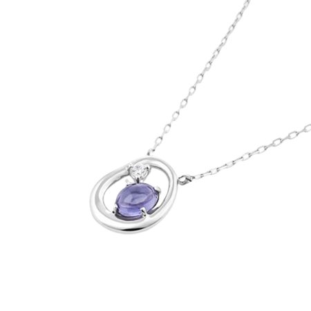 カナルヨンドシー Canal 4℃ カナル4℃ Spring Collection K10ホワイトゴールド ネックレス アイオライト ブランド 正規品 新品 ギフト プレゼント 人気 おすすめ 誕生日 記念日 クリスマス 送料無料 ラッピング無料_1