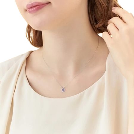カナルヨンドシー Canal 4℃ カナル4℃ Spring Collection K10ホワイトゴールド ネックレス アイオライト ブランド 正規品 新品 ギフト プレゼント 人気 おすすめ 誕生日 記念日 クリスマス 送料無料 ラッピング無料_3