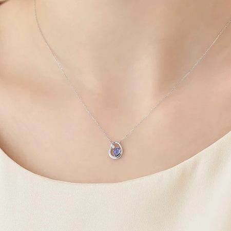 カナルヨンドシー Canal 4℃ カナル4℃ Spring Collection K10ホワイトゴールド ネックレス アイオライト ブランド 正規品 新品 ギフト プレゼント 人気 おすすめ 誕生日 記念日 クリスマス 送料無料 ラッピング無料_4