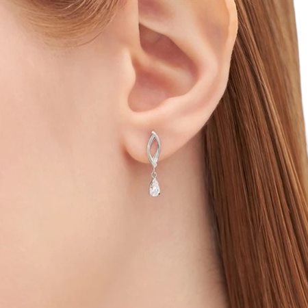 カナルヨンドシー Canal 4℃ カナル4℃ K10ホワイトゴールド ピアス キュービックジルコニア ブランド 正規品 新品 ギフト プレゼント 人気 おすすめ 誕生日 記念日 クリスマス 送料無料 ラッピング無料_3