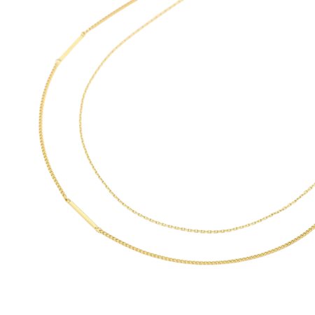 カナルヨンドシー Canal 4℃ カナル4℃ Layered シルバー ネックレス ブランド 正規品 新品 ギフト プレゼント 人気 おすすめ 誕生日 記念日 クリスマス 送料無料 ラッピング無料_1