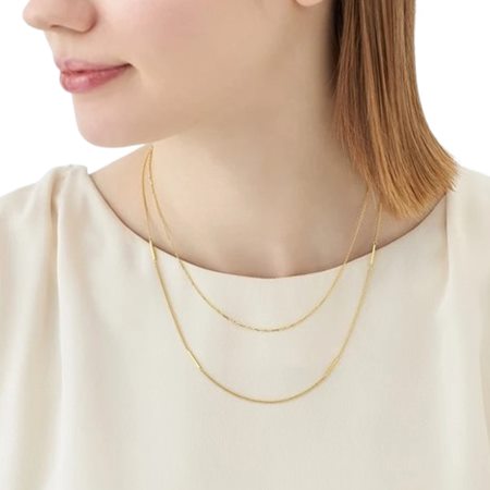 カナルヨンドシー Canal 4℃ カナル4℃ Layered シルバー ネックレス ブランド 正規品 新品 ギフト プレゼント 人気 おすすめ 誕生日 記念日 クリスマス 送料無料 ラッピング無料_3