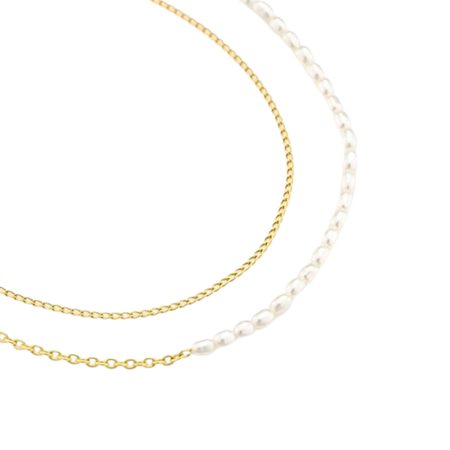 カナルヨンドシー Canal 4℃ カナル4℃ Layered シルバー ネックレス 淡水パール ブランド 正規品 新品 ギフト プレゼント 人気 おすすめ 誕生日 記念日 クリスマス 送料無料 ラッピング無料_1
