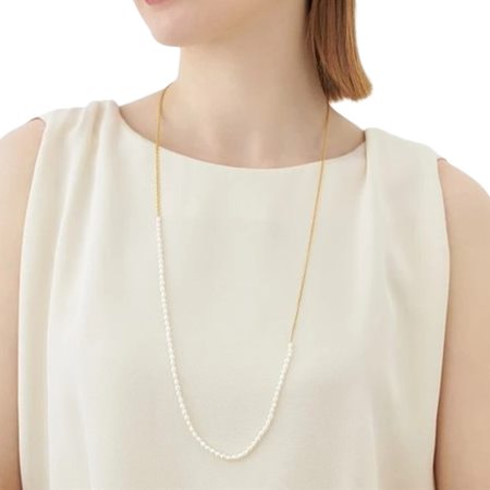 カナルヨンドシー Canal 4℃ カナル4℃ Layered シルバー ネックレス 淡水パール ブランド 正規品 新品 ギフト プレゼント 人気 おすすめ 誕生日 記念日 クリスマス 送料無料 ラッピング無料_3