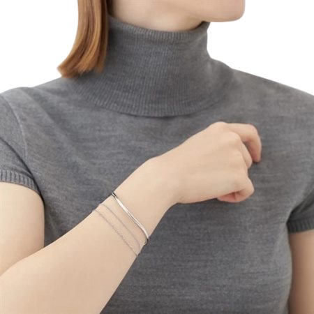 カナルヨンドシー Canal 4℃ カナル4℃ Layered シルバー バングル ブランド 正規品 新品 ギフト プレゼント 人気 おすすめ 誕生日 記念日 クリスマス 送料無料 ラッピング無料_2