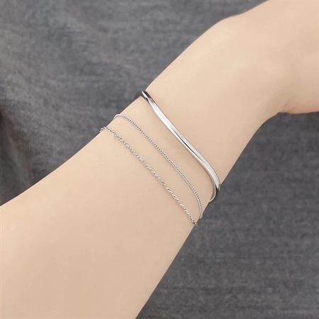 カナルヨンドシー Canal 4℃ カナル4℃ Layered シルバー バングル ブランド 正規品 新品 ギフト プレゼント 人気 おすすめ 誕生日 記念日 クリスマス 送料無料 ラッピング無料_3