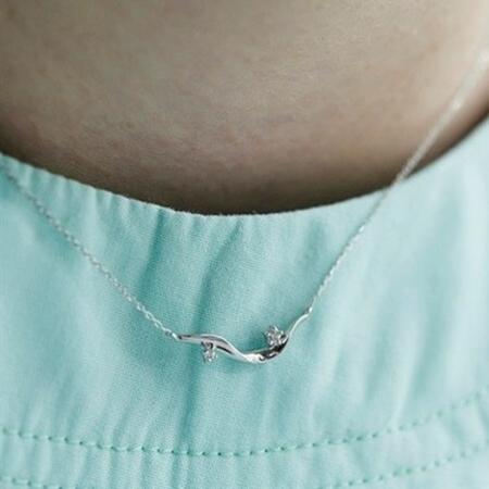 カナルヨンドシー Canal 4℃ カナル4℃ K10ホワイトゴールド ネックレス トパーズ ブランド 正規品 新品 ギフト プレゼント 人気 おすすめ 誕生日 記念日 クリスマス 送料無料 ラッピング無料_1