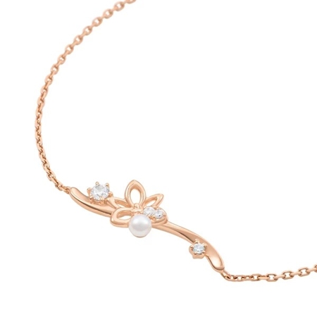 カナルヨンドシー Canal 4℃ カナル4℃ Birth Flower 7月誕生花 シルバー ブレスレット 淡水パール キュービックジルコニア ブランド 正規品 新品 ギフト プレゼント 人気 おすすめ 誕生日 記念日 クリスマス 送料無料 ラッピング無料_2