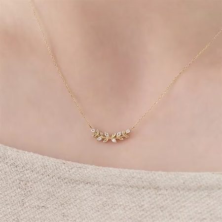 カナルヨンドシー Canal 4℃ カナル4℃ K7イエローゴールド ネックレス シンセティックモアサナイト ブランド 正規品 新品 ギフト プレゼント 人気 おすすめ 誕生日 記念日 クリスマス 送料無料 ラッピング無料_4